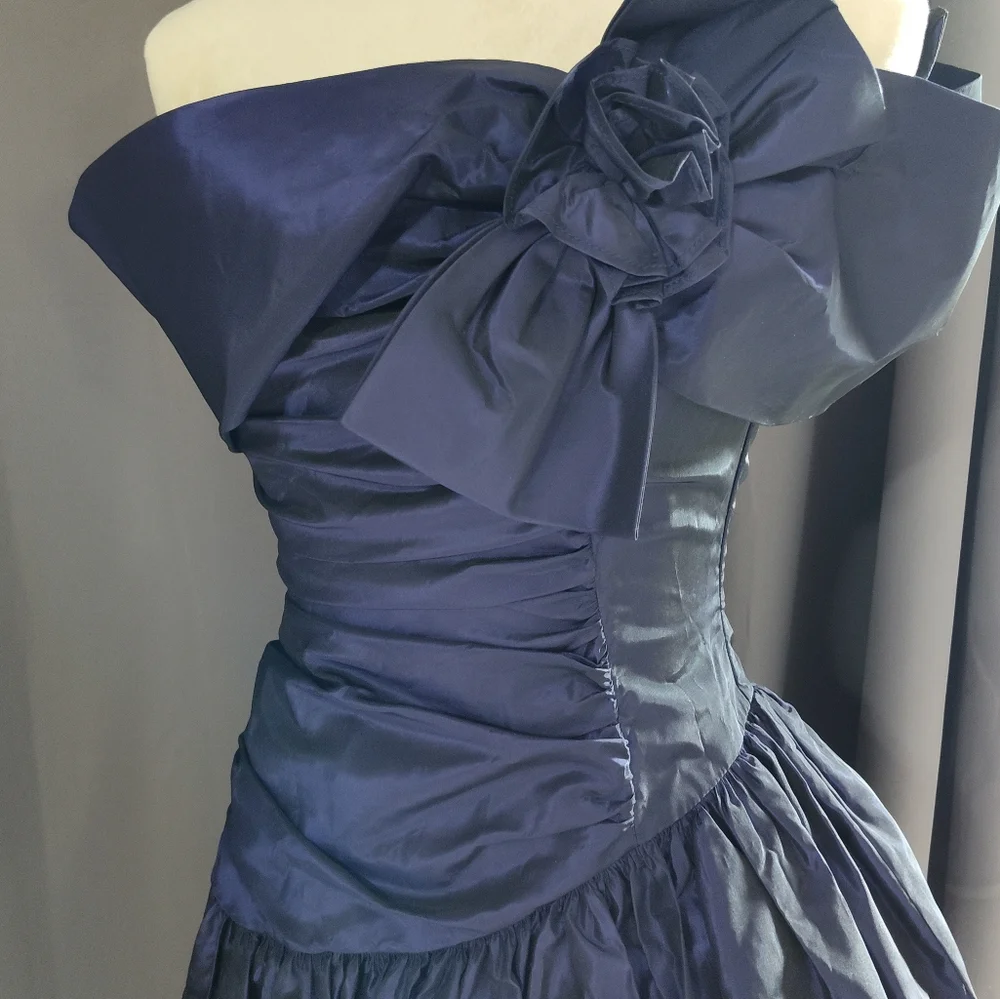 Jessica McClintock Gunne Sax 80s vintage prom dress - Picture 4 of 5